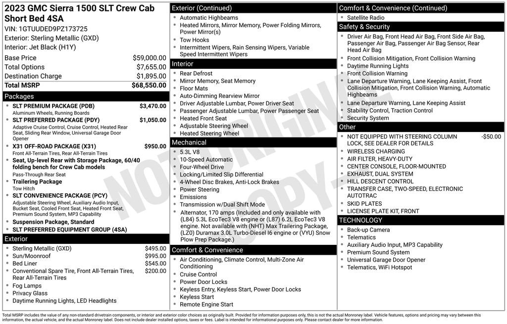 gmc sierra 1500 2023 1GTUUDED9PZ173725 image gmc sierra 1500 2023 1GTUUDED9PZ173725 image